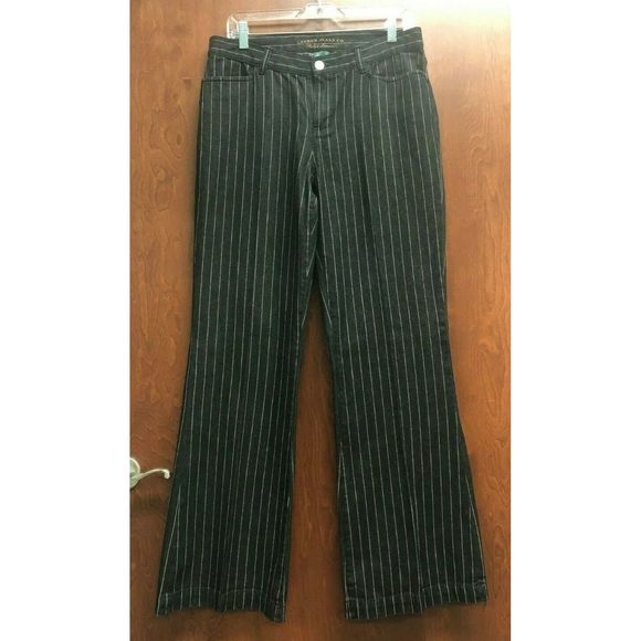Ralph Lauren Denim - Lauren Jeans Company Black Pinstripe Jean Pocket 6